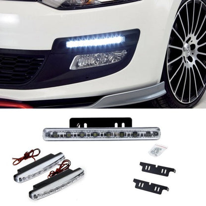 8 Ledli Gündüz Farı Ledi DRL Led Lamba image 0