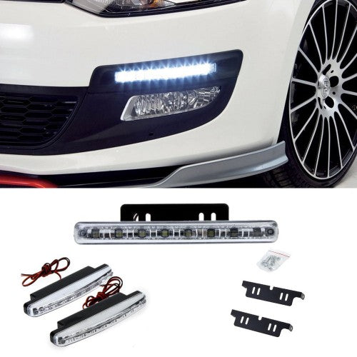 8 Ledli Gündüz Farı Ledi DRL Led Lamba image 0