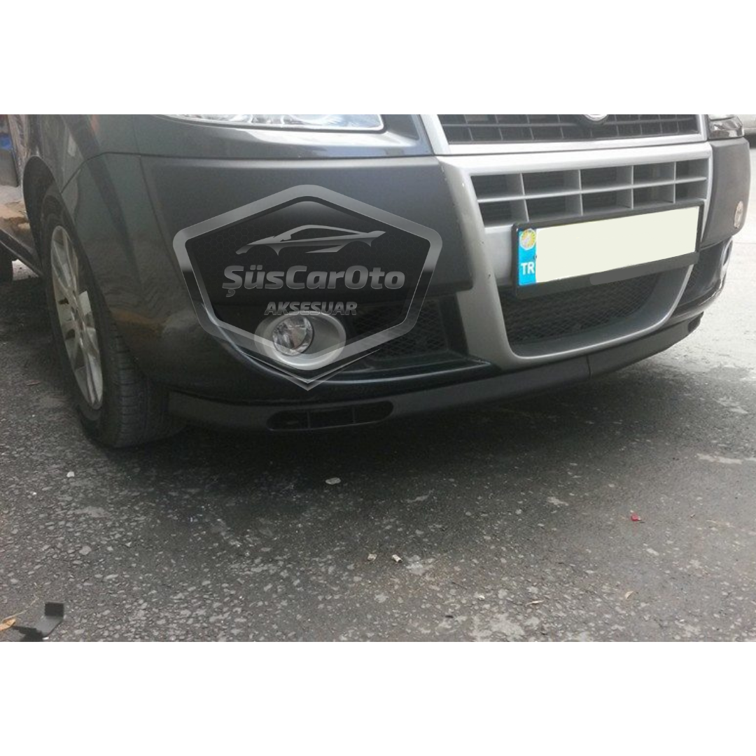 Fiat Doblo D2 2005-2010 Uyumlu Üniversal Laguna Lip Esnek Ön Lip 2 Parça Tampon Altı Dil Karlık Ön Ek image 2