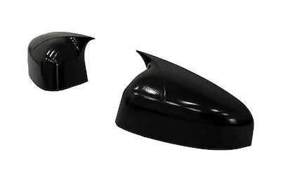 Ford Courier 2014-2017 Batman Yarasa Ayna Kapağı Piano Black ABS Plastik image 1