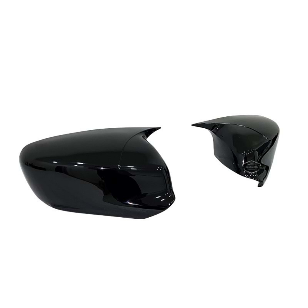 Citroen C4 Cactus 2014-2017 Uyumlu Batman Yarasa Ayna Kapağı Piano Black ABS Plastik image 4