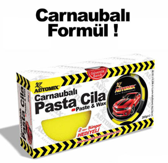 Automix Carnaubalı Pasta Cila Seti 200 gr 2 Adet Sünger Hediyeli image 1