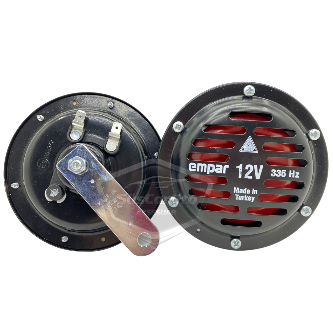Empar Hella Tip Süper Tone Küçük Kafa Korna Seti 12 Volt 2 Adet image 1