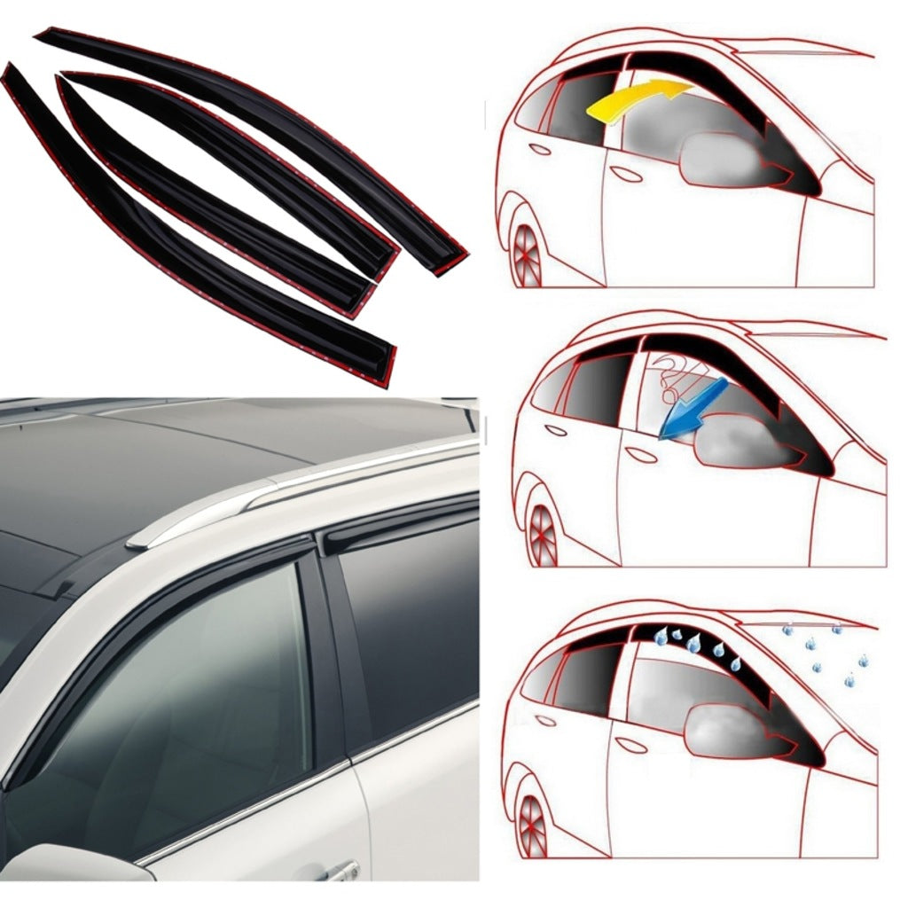 SUNPLEX Renault Clio 4 2013+ Spor Cam Rüzgarlığı 4 Parça image 4