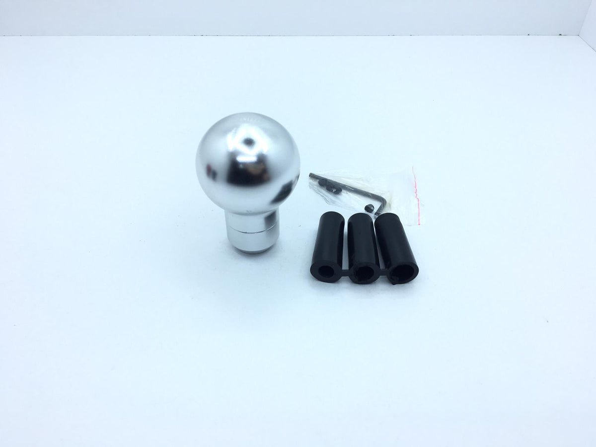 Momo Yuvarlak Metal Spor Vites Topuzu Aparatlı Üniversal Gümüş image 1