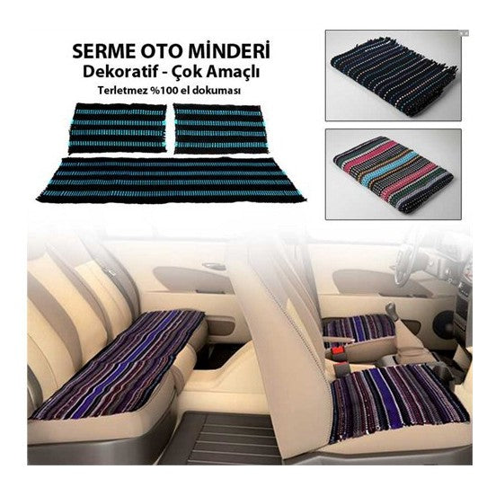 Kilim Dokuma Oto Koltuk Kılıfı 3 Parça Serme Kilim image 0