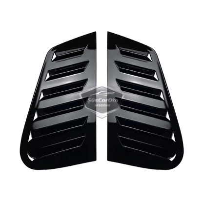 Vw Golf 4 1997-2003 Uyumlu Kelebek Cam Izgarası Kelebek Cam Vizörü Havalandırma Sağ Sol Takım Parlak Siyah image 3