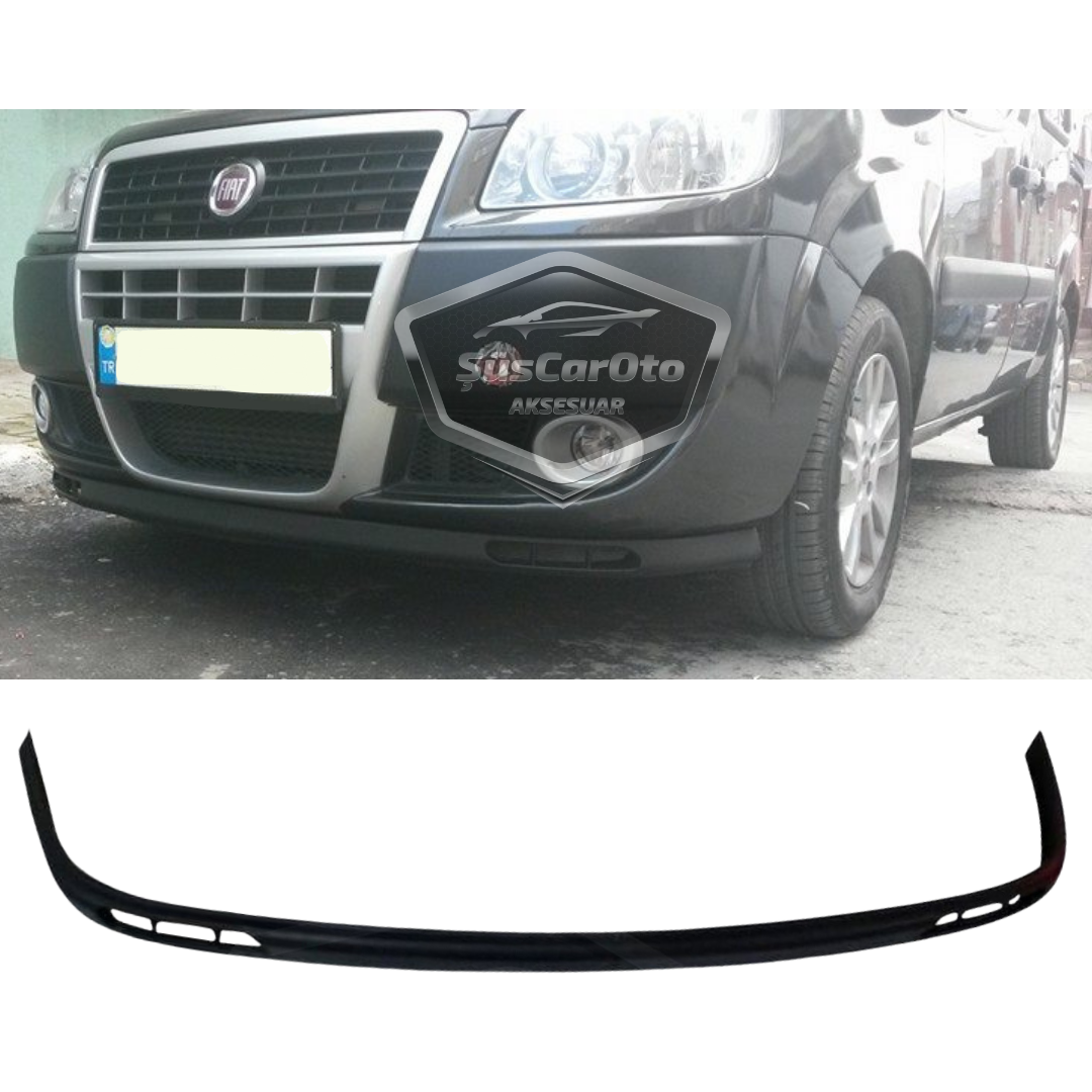Fiat Doblo D2 2005-2010 Uyumlu Üniversal Laguna Lip Esnek Ön Lip 2 Parça Tampon Altı Dil Karlık Ön Ek image 3