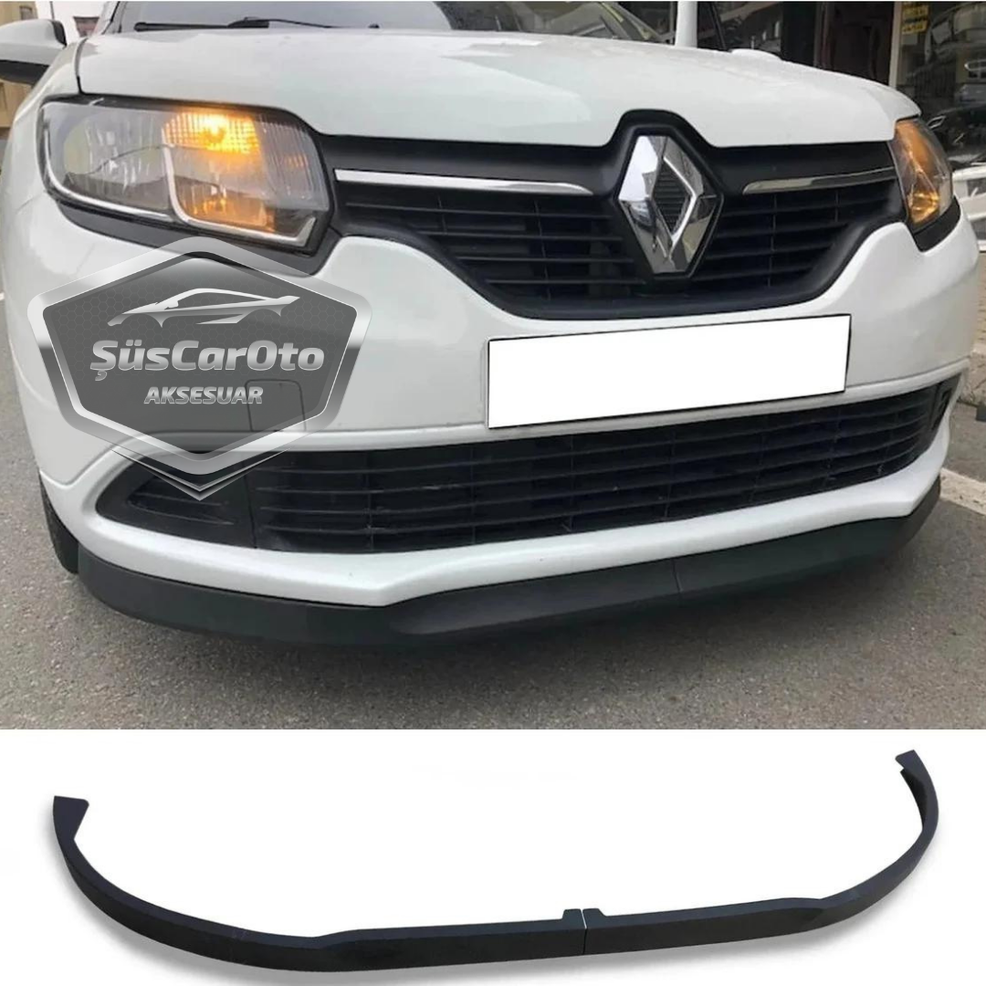 Renault Symbol 2013-2020 Uyumlu Üniversal Astra H lip Esnek Ön Lip 2 Parça Tampon Altı Dil Karlık Ön Ek image 2