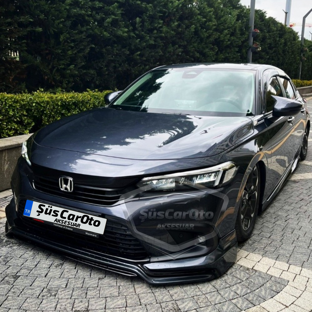 Honda Civic FE 2022 Sonrası Uyumlu Batman Yarasa Ayna Kapağı Piano Black ABS Plastik image 6