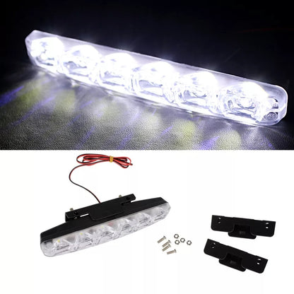 6 Ledli Gündüz Farı Gündüz Ledi DRL Led Lamba 18W Su Geçirmez image 2