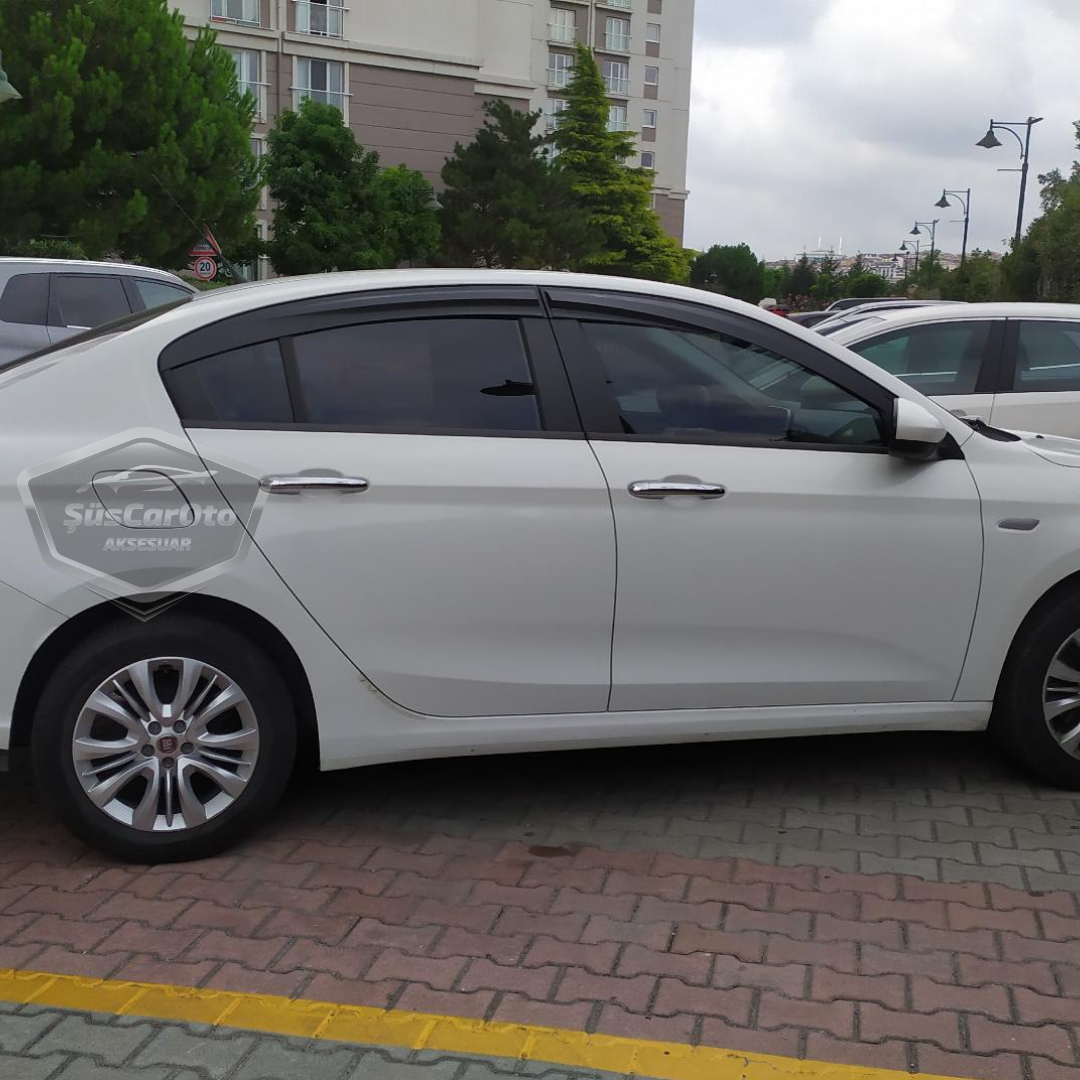 Fiat Egea Hb-Sedan 2015 Sonrası Mugen Cam Rüzgarlığı Seti 4'lü İthal image 5