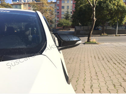 Toyota C-HR 2016-2020 Batman Yarasa Ayna Kapağı Piano Black ABS Plastik image 0