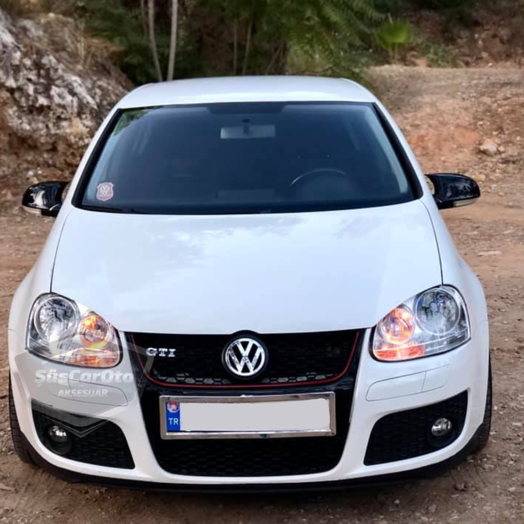 Vw Golf 5 2003-2009 Batman Yarasa Ayna Kapağı Piano Black ABS Plastik image 5