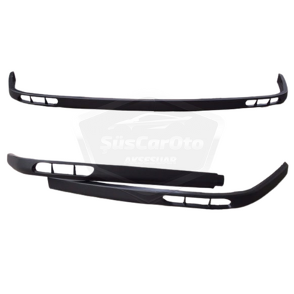 Hyundai Accent Era 2006-2012 Uyumlu Üniversal Laguna Lip Esnek Ön Lip 2 Parça Tampon Altı Dil Karlık Ön Ek image 8