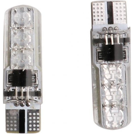 Araç Çakar Lamba RGB 16 Ledli Ampul Kumandalı Çakarlı Park Ampülü image 4