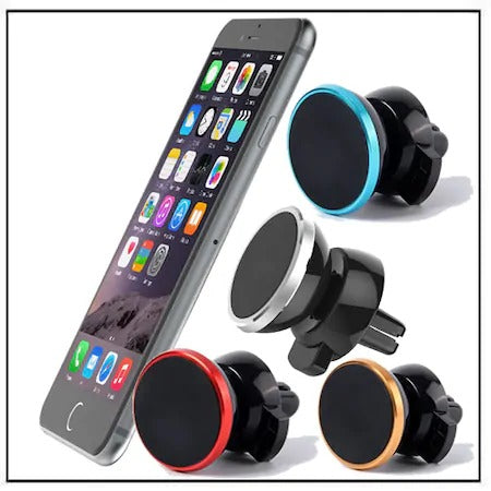 Mıknatıslı Sıkma Klipsli Araç İçi Telefon Tutucu Blue(MAVİ) image 1