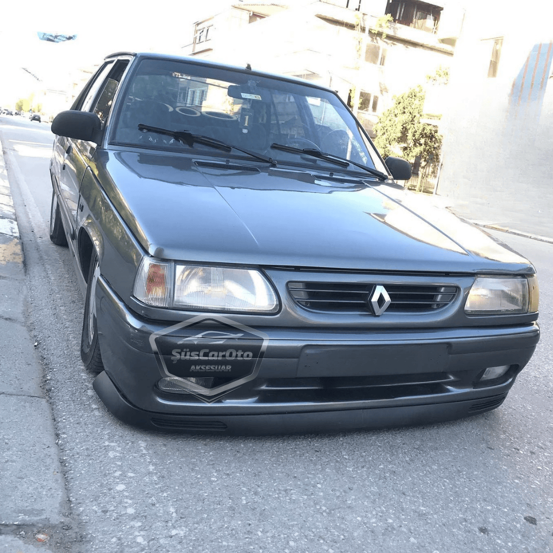 Renault 9-11 Broadway Fairway Spring Flash Tüm Kasalar İçin Uyumlu Üniversal V2 Laguna Lip Esnek Ön Lip 2 Parça Tampon Altı Dil Karlık Ön Ek image 3
