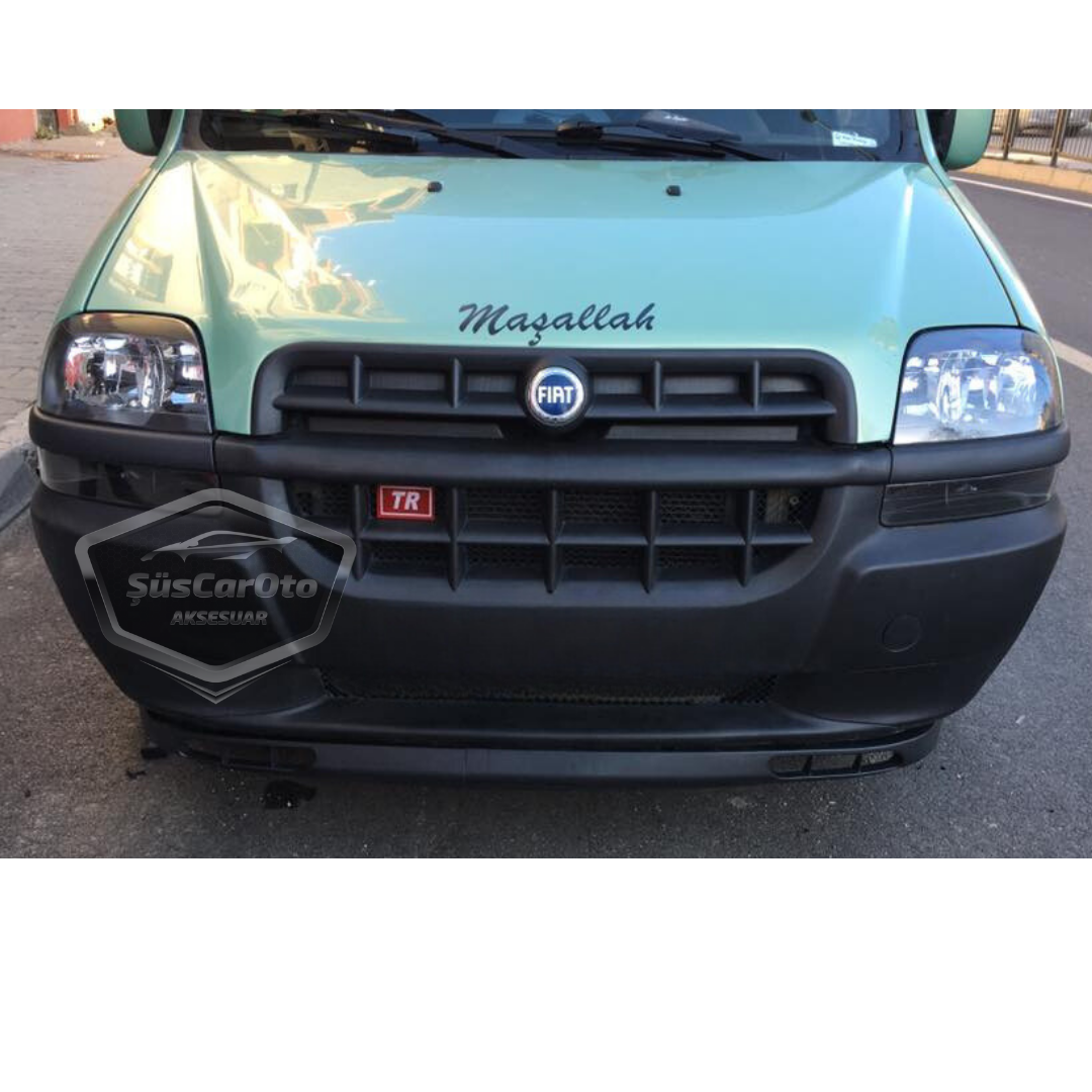 Fiat Doblo D1 2000-2005 Uyumlu Üniversal Laguna Lip Esnek Ön Lip 2 Parça Tampon Altı Dil Karlık Ön Ek image 2