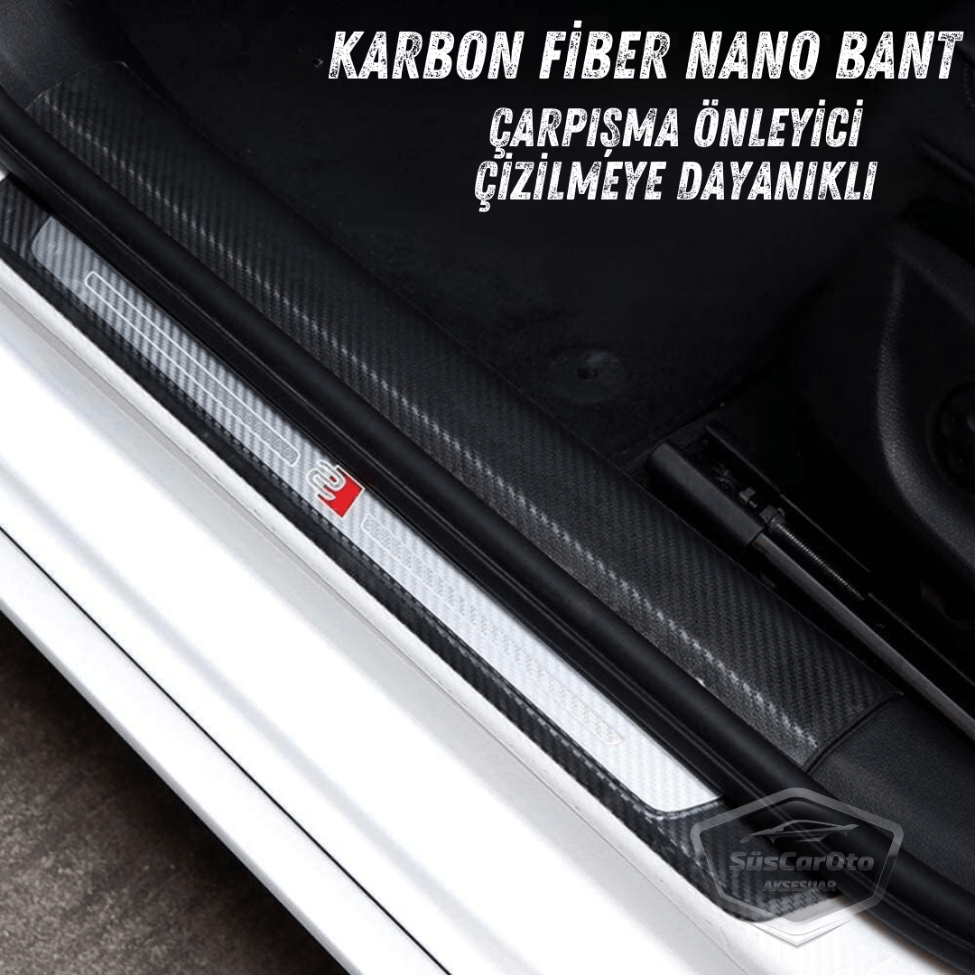 Üniversal Araç İçi 3D Şeffaf Karbon Kapı Eşik Bandı Arka Tampon Eşiği Koruma Folyosu Orijinal Hava Kanallı Yapışkanlı İthal Çok Amaçlı Tampon Koruma 5 Metre image 3