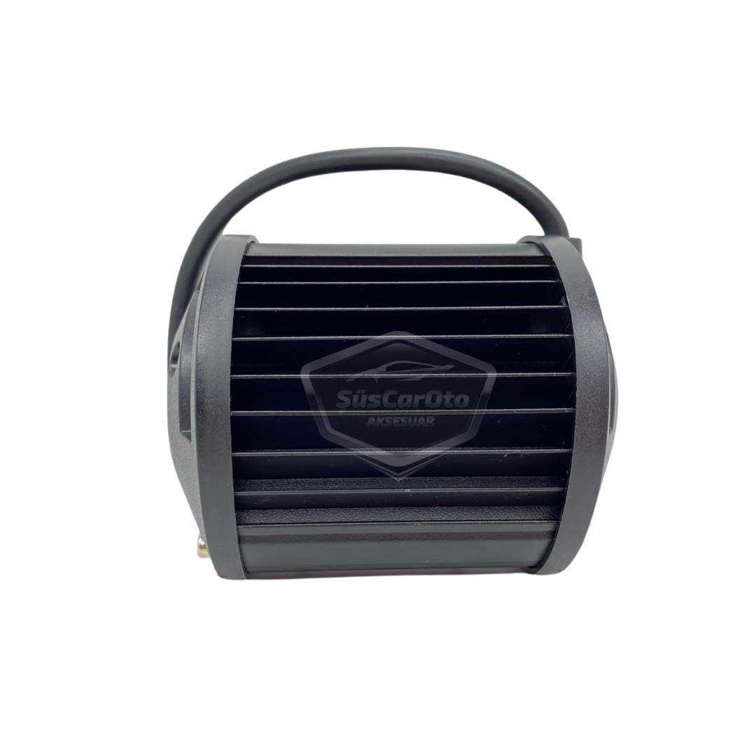 Off Road Led Lamba Delici Yayıcı Beyaz Kare Sis Farı Projektör 45W 12 Led Metal Arazi Çalışma Lambası 1 Adet image 9