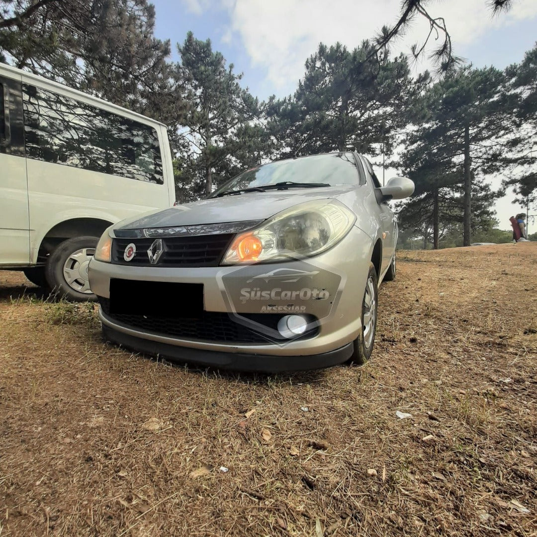 Renault Symbol 2008-2012 Thalia Uyumlu Üniversal Astra H lip Esnek Ön Lip 2 Parça Tampon Altı Dil Karlık Ön Ek image 2