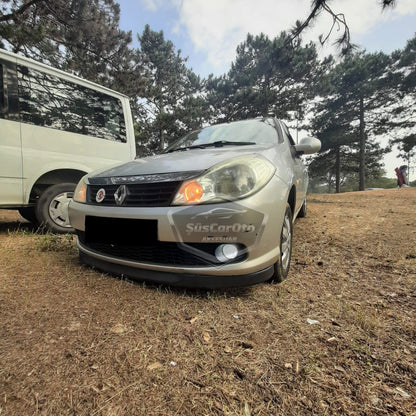 Renault Symbol 2008-2012 Thalia Uyumlu Üniversal Astra H lip Esnek Ön Lip 2 Parça Tampon Altı Dil Karlık Ön Ek image 2