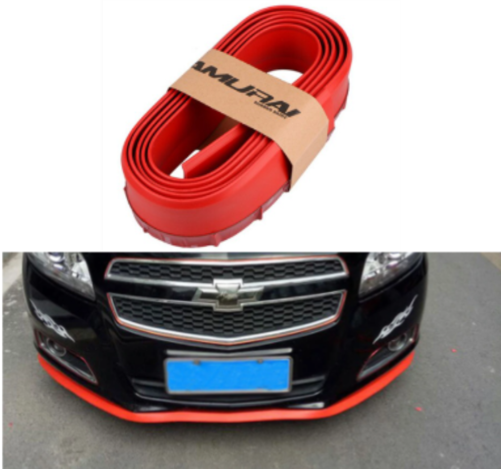 SAMURAİ Renkli Ez Lip Ön Lip Esnek Yumuşak 3M Yapışkanlı Ek 2.5 m Kırmızı image 5