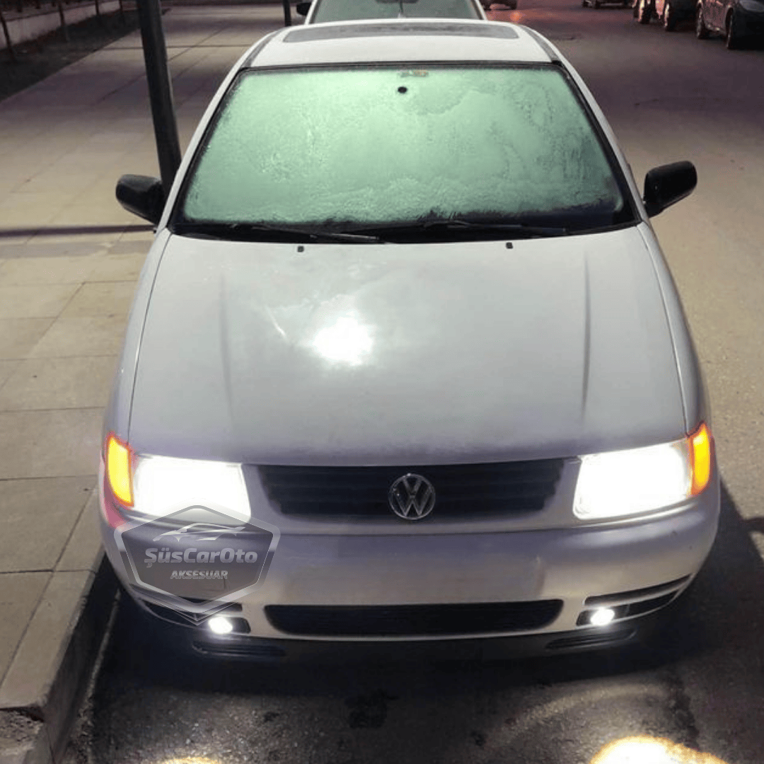 Vw Polo Mk3 1994-2003 6N Uyumlu Üniversal V2 Laguna Lip Esnek Ön Lip 2 Parça Tampon Altı Dil Karlık Ön Ek image 4