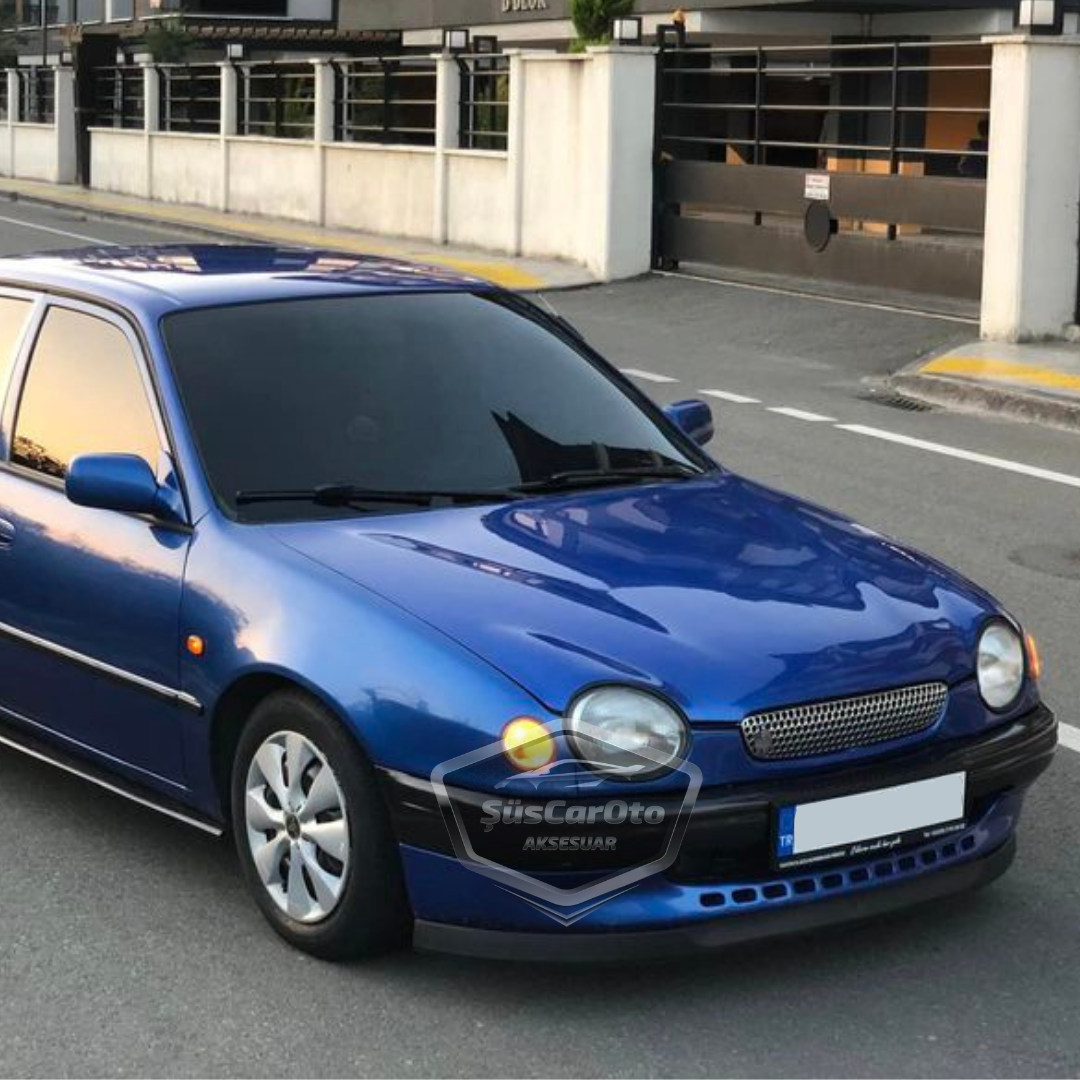 Toyota Corolla Terra 1999-2002 Uyumlu Üniversal Astra H lip Esnek Ön Lip 2 Parça Tampon Altı Dil Karlık Ön Ek image 5