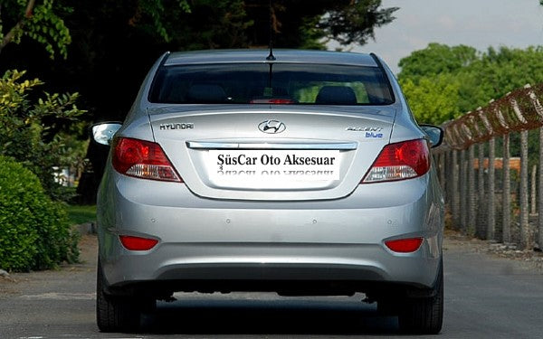 Hyundai Accent Blue Bagaj Üstü Slim Spoiler Parlak Beyaz image 0