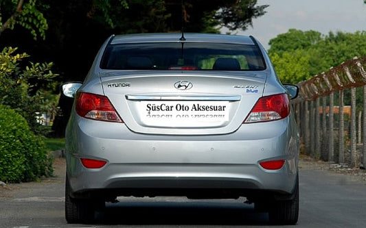 Hyundai Accent Blue Bagaj Üstü Slim Spoiler Parlak Beyaz image 0