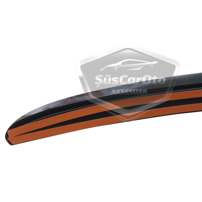Opel İnsignia A 08-17 Bagaj Üstü Spoiler Bagaj Çıtası Piano Black Parlak Siyah image 4