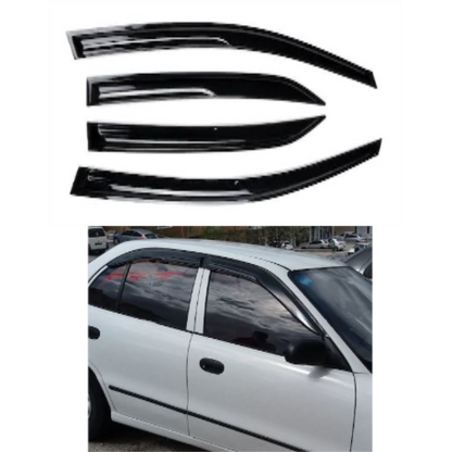 Hyundai Accent Yumurta Kasa 95-00 Mugen Cam Rüzgarlığı Seti 4'lü image 0