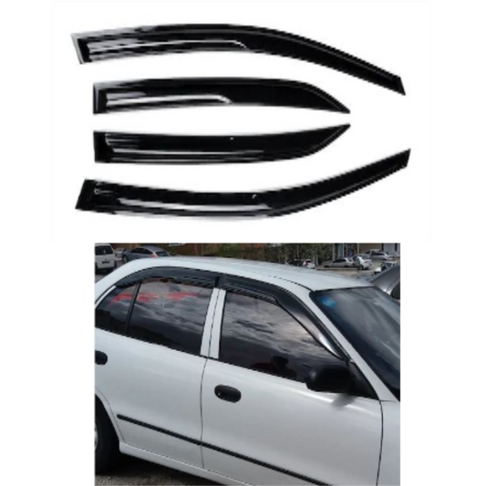Hyundai Accent Yumurta Kasa 95-00 Mugen Cam Rüzgarlığı Seti 4'lü image 0