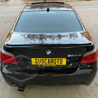 Bmw 5 Serisi E60 2003-2010 Samurai M3 Tip Bagaj Üstü Spoiler Bagaj Çıtası Piano Black Parlak Siyah image 0