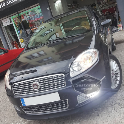Fiat Linea 2007-2018 Uyumlu Üniversal Astra H lip Esnek Ön Lip 2 Parça Tampon Altı Dil Karlık Ön Ek image 1