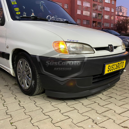 Peugeot Partner 1 1996-2003 Uyumlu Üniversal Astra H lip Esnek Ön Lip 2 Parça Tampon Altı Dil Karlık Ön Ek image 2