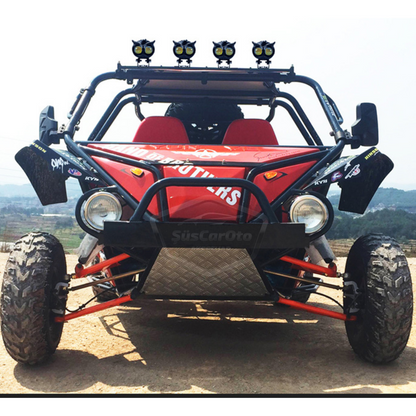 Baykuş Sis Farı Çift Renk Sarı-Beyaz Araç Motosiklet Off Road Led Lamba Delici Yayıcı Projektör 50W Metal Arazi Çalışma Lambası 1 Adet image 8