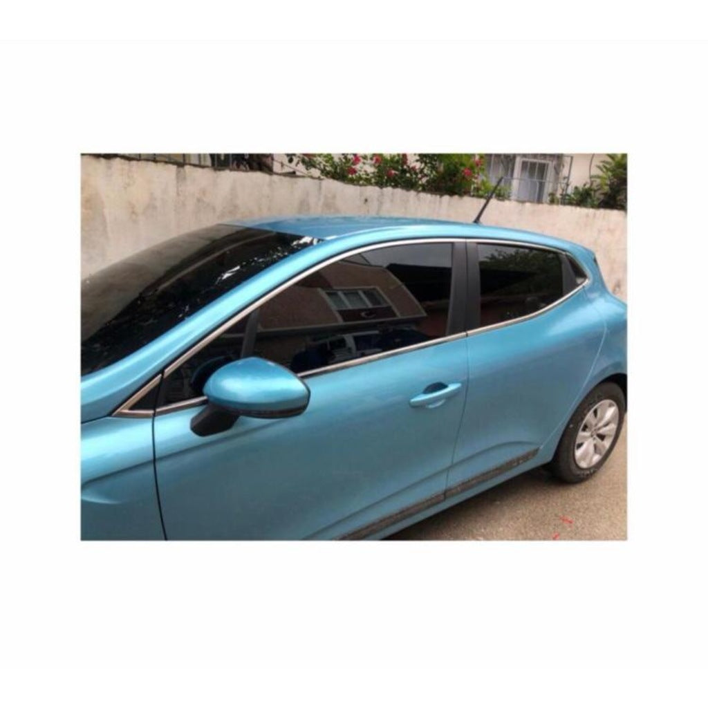Renault Clio 5 Krom Cam Çerçevesi 12 Parça Tam Set 2019 ve Üzeri image 6