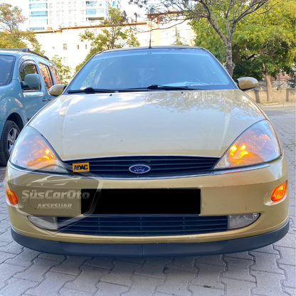Ford Focus 1 Hb&amp;Sedan 1998-2004 Uyumlu Üniversal Astra H lip Esnek Ön Lip 2 Parça Tampon Altı Dil Karlık Ön Ek image 6