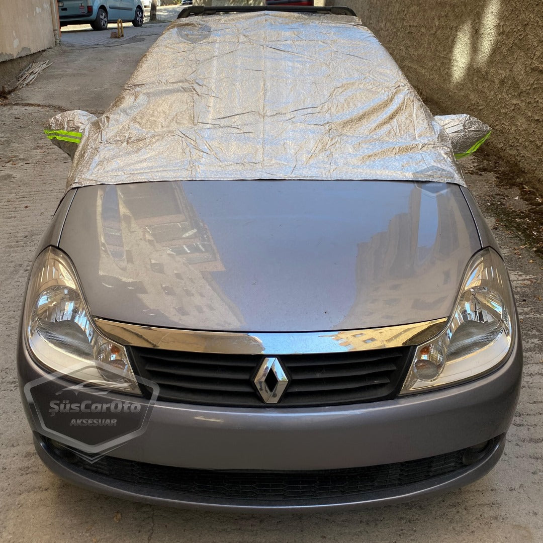 Her Araca Uygun Ön ve Yan Cam Brandası Aynalara Geçme Çadır Araç Camı Buzlanma Önleyici Ve Koruyucu Branda Cam Üstü Kar Örtüsü Buz Brandası Güneş Önleyici Su Geçirmez image 8