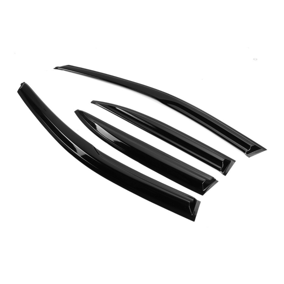Opel Combo 2019 Sonrası Uyumlu Mugen Cam Rüzgarlığı Seti Piano Black 4'lü İthal Parlak Siyah image 5