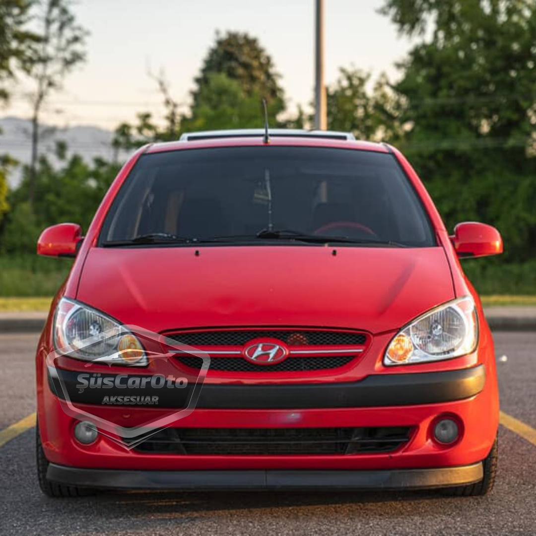 Hyundai Getz 2002–2011 Uyumlu Üniversal Astra H lip Esnek Ön Lip 2 Parça Tampon Altı Dil Karlık Ön Ek image 0