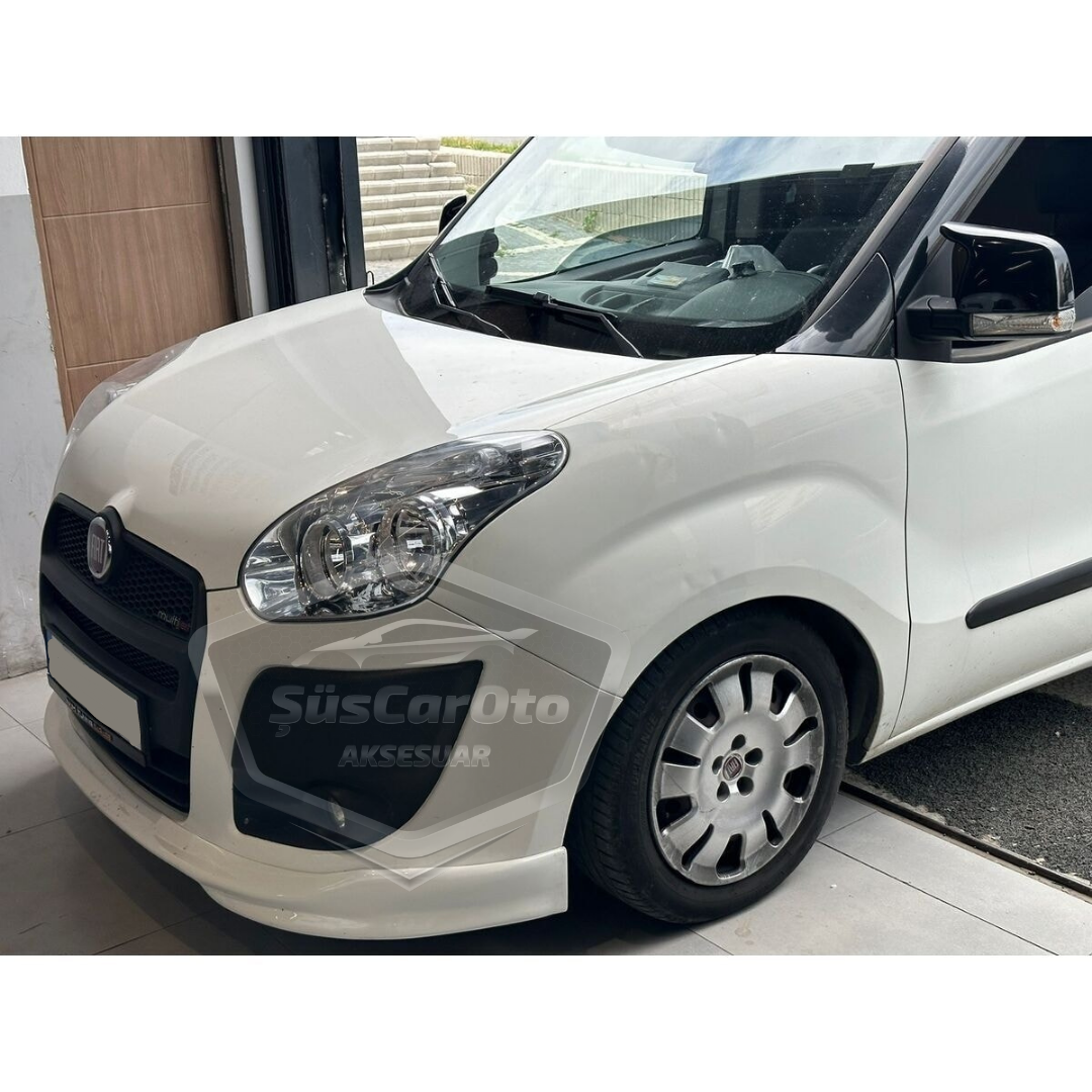 Fiat Doblo D3 D4 2009-2022 Uyumlu Batman Yarasa Ayna Kapağı Piano Black ABS Plastik image 2