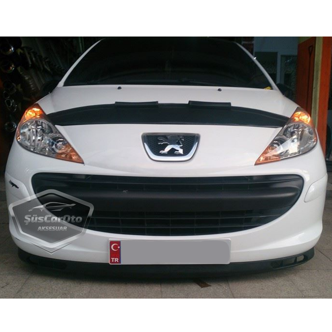 Peugeot 207 2006-2014 Uyumlu Üniversal Laguna Lip Esnek Ön Lip 2 Parça Tampon Altı Dil Karlık Ön Ek image 8