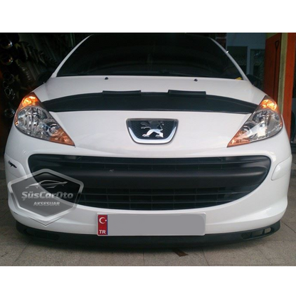 Peugeot 207 2006-2014 Uyumlu Üniversal Laguna Lip Esnek Ön Lip 2 Parça Tampon Altı Dil Karlık Ön Ek image 8