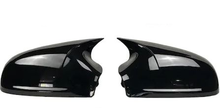 Opel Astra H 2004-2008 Batman Yarasa Ayna Kapağı Piano Black ABS Plastik image 1