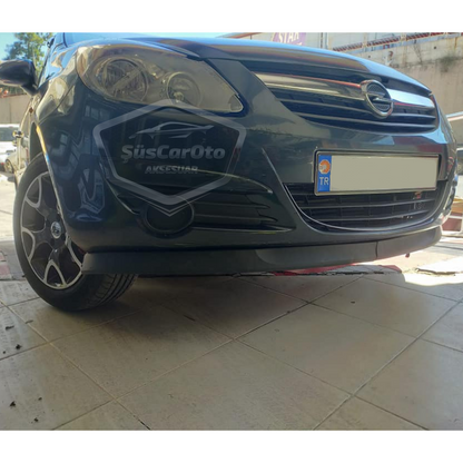 Opel Corsa D 2006-2014 Uyumlu Üniversal Astra H lip Esnek Ön Lip 2 Parça Tampon Altı Dil Karlık Ön Ek image 2