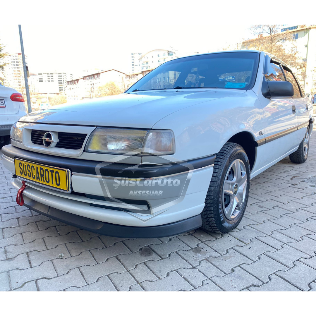 Opel Vectra A 1988-1995 Uyumlu Üniversal Astra H lip Esnek Ön Lip 2 Parça Tampon Altı Dil Karlık Ön Ek image 1